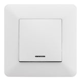 Interrupteur va et vient + voyant Artezo 10A - Zenitech