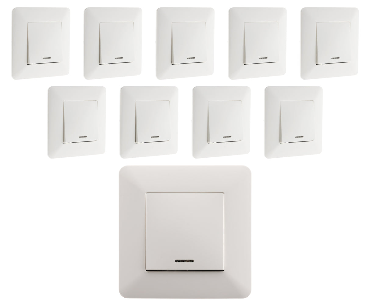 Interrupteur va et vient + voyant Artezo 10A - Zenitech