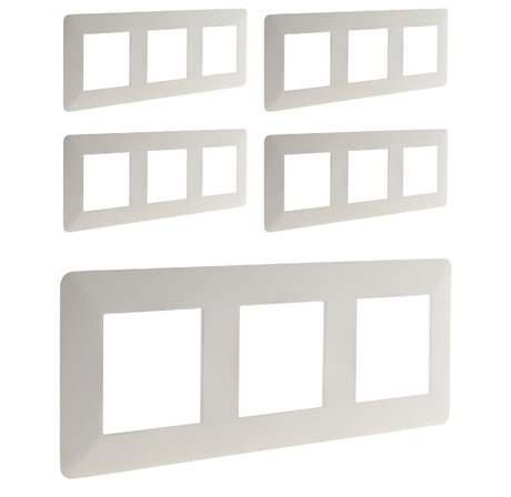 Triple plaque de finition Artezo - Zenitech