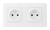 Prise précâblée 2P+T - blanc - Zenitech