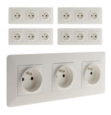 Prise précâblée 2P+T - blanc - Zenitech