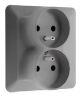Double prise 2P+T 16A monoposte Artezo - Zenitech