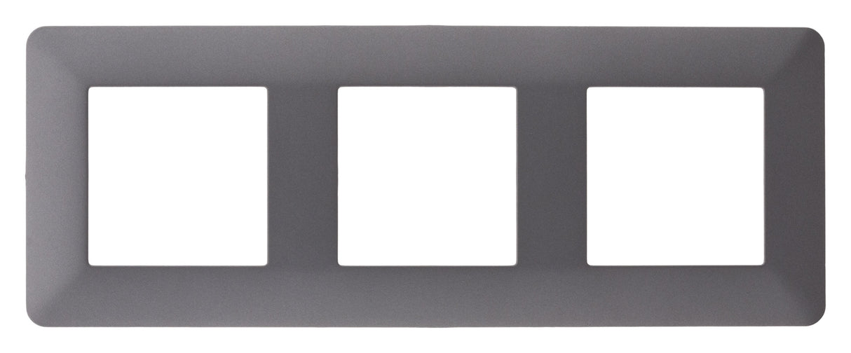 Triple plaque de finition Artezo - Zenitech