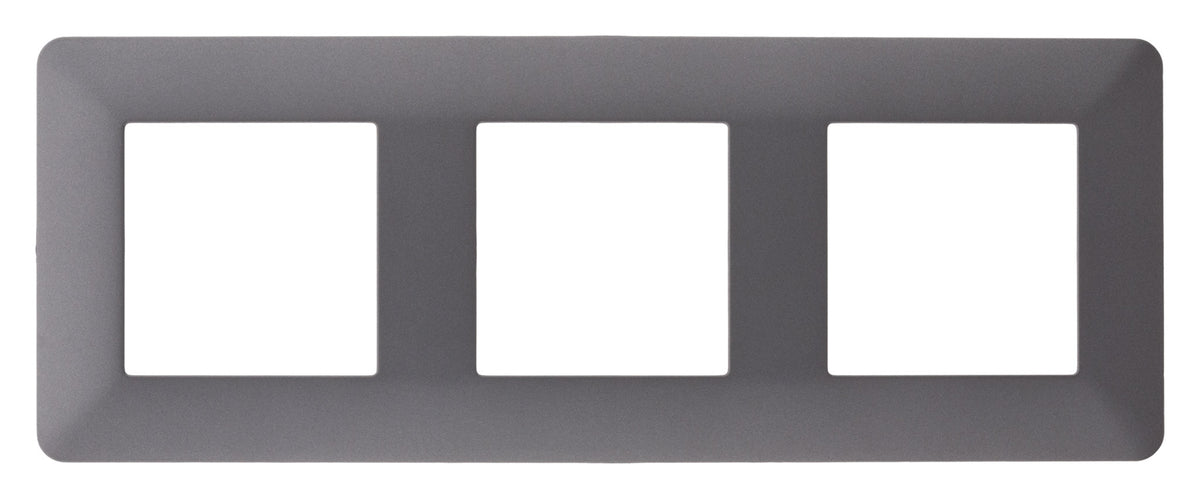 Triple plaque de finition Artezo - Zenitech