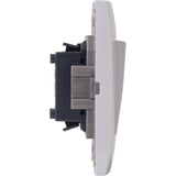 Va et vient encastré + plaque de finition Kalya - Blanc - Zenitech