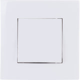 Bouton poussoir encastré + plaque de finition Kalya - Blanc - Zenitech