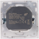 Prise Schuko + USB A encastrés + plaque de finition Kalya - Blanc - Zenitech