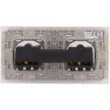 Double prise  + plaque de finition Kalya - Zenitech