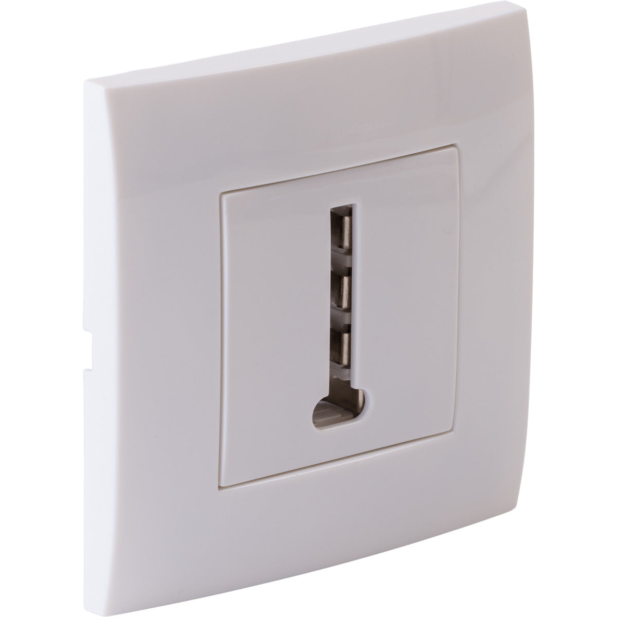 Prise RJ45 encastrée + plaque de finition Kalya - Blanc - Zenitech