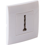 Prise RJ45 encastrée + plaque de finition Kalya - Blanc - Zenitech