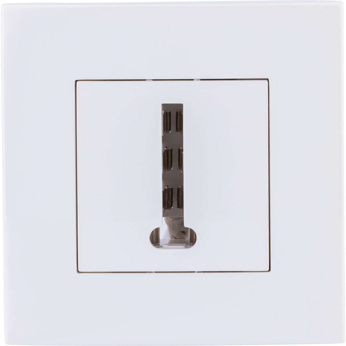 Prise RJ45 encastrée + plaque de finition Kalya - Blanc - Zenitech