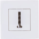 Prise RJ45 encastrée + plaque de finition Kalya - Blanc - Zenitech