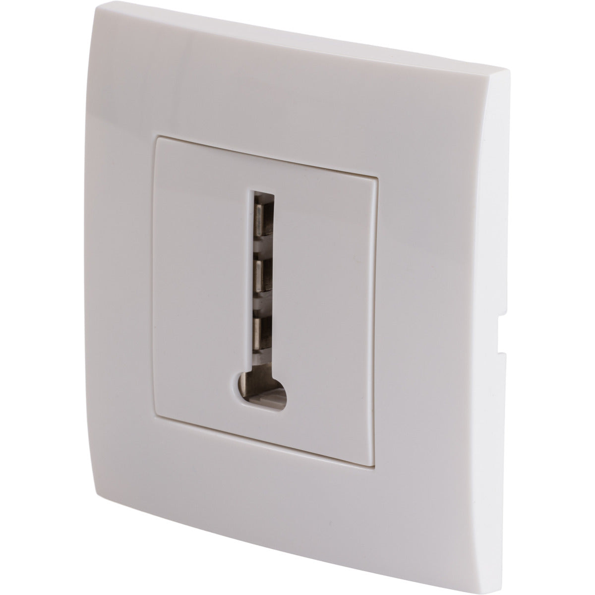 Prise RJ45 encastrée + plaque de finition Kalya - Blanc - Zenitech