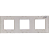 Plaque de finition triple Kalya - Zenitech