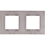 Plaque de finition double Kalya - Zenitech