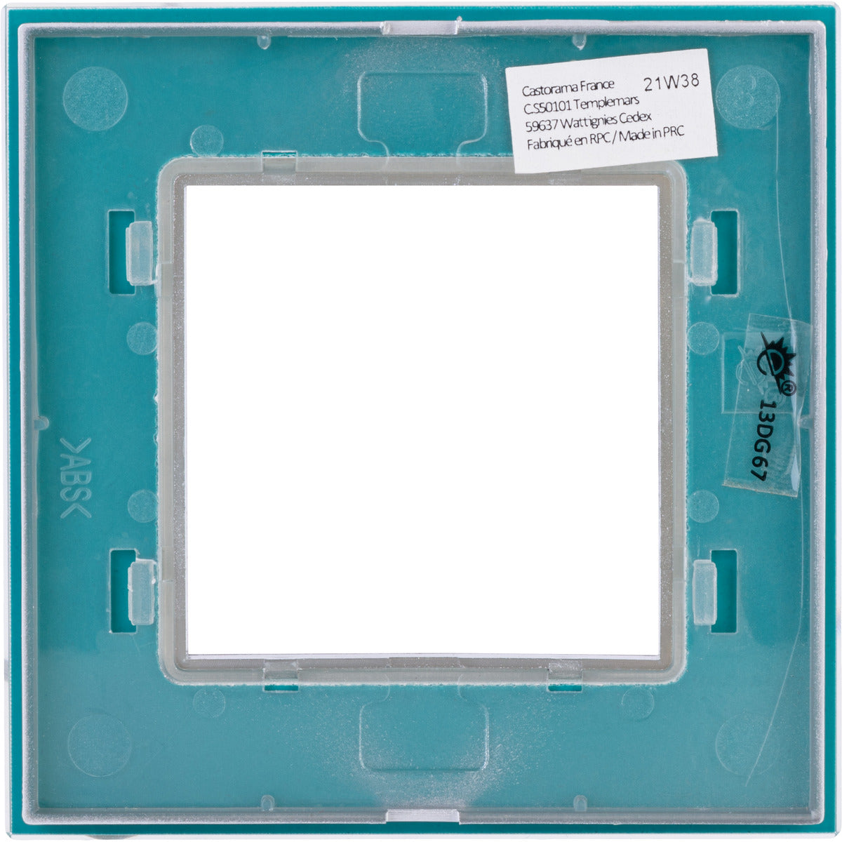 Plaque de finition simple en verre Kalya - Zenitech