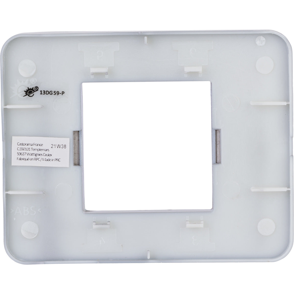 Plaque de finition simple Kalya - Zenitech