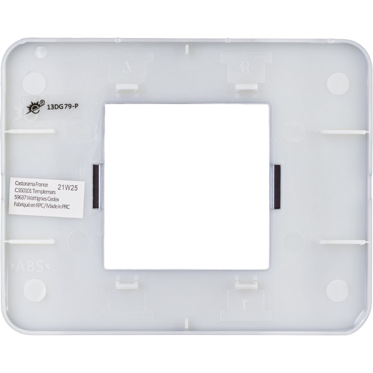 Plaque de finition simple Kalya - Zenitech