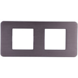 Plaque de finition double Kalya - Zenitech