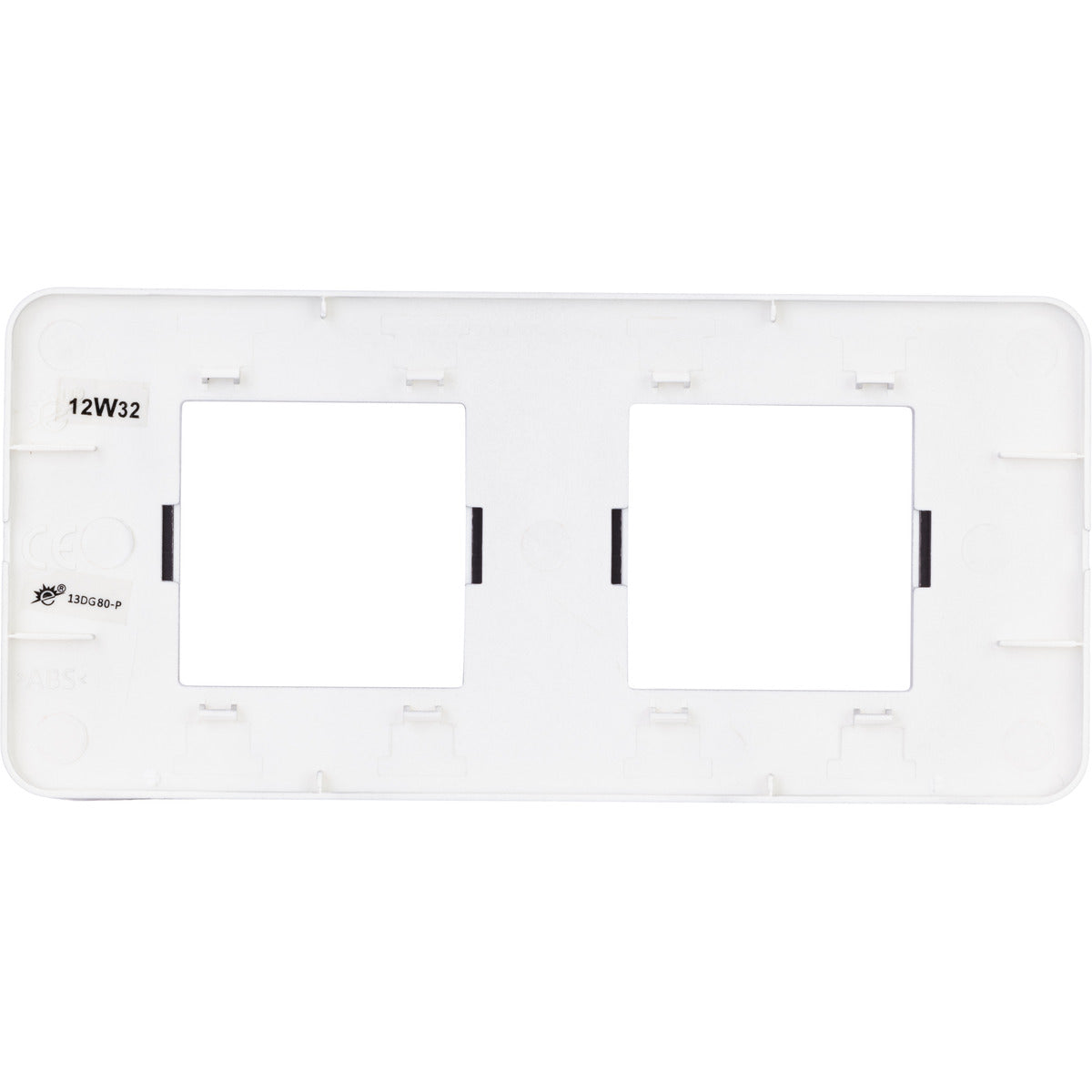 Plaque de finition double Kalya - Zenitech