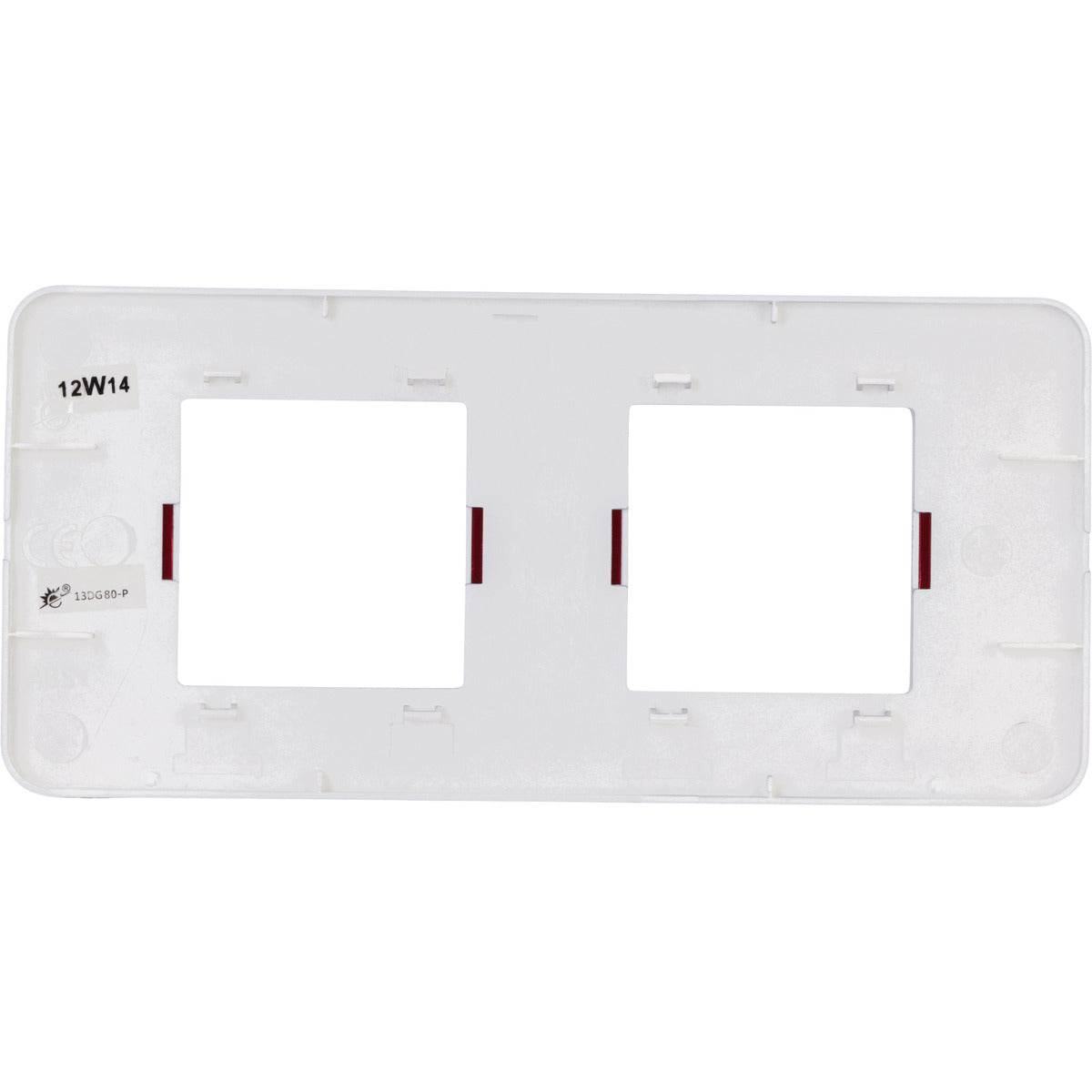 Plaque de finition double Kalya - Zenitech