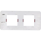 Plaque de finition double Kalya - Zenitech