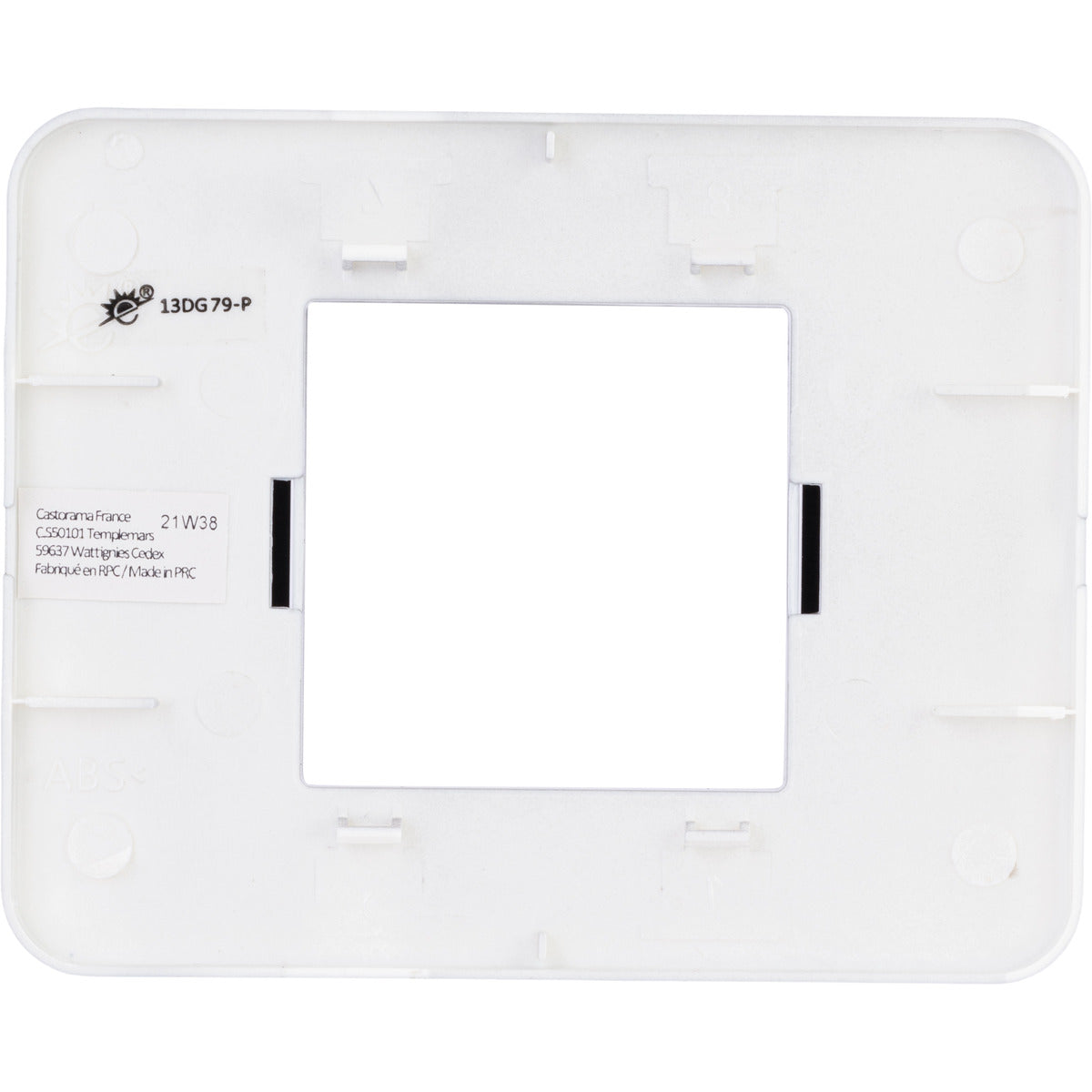 Plaque de finition simple Kalya - Zenitech