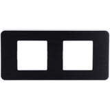 Plaque de finition double Kalya - Zenitech