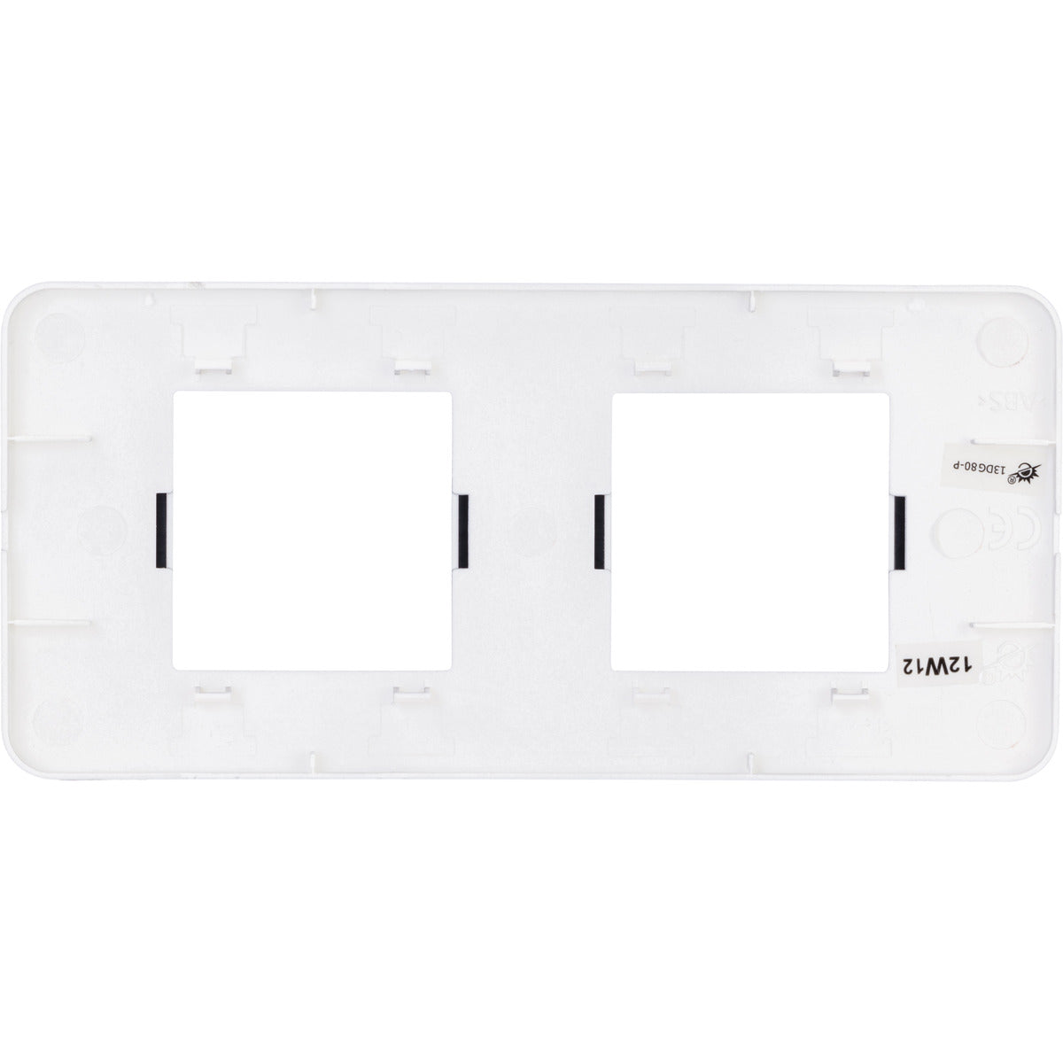 Plaque de finition double Kalya - Zenitech