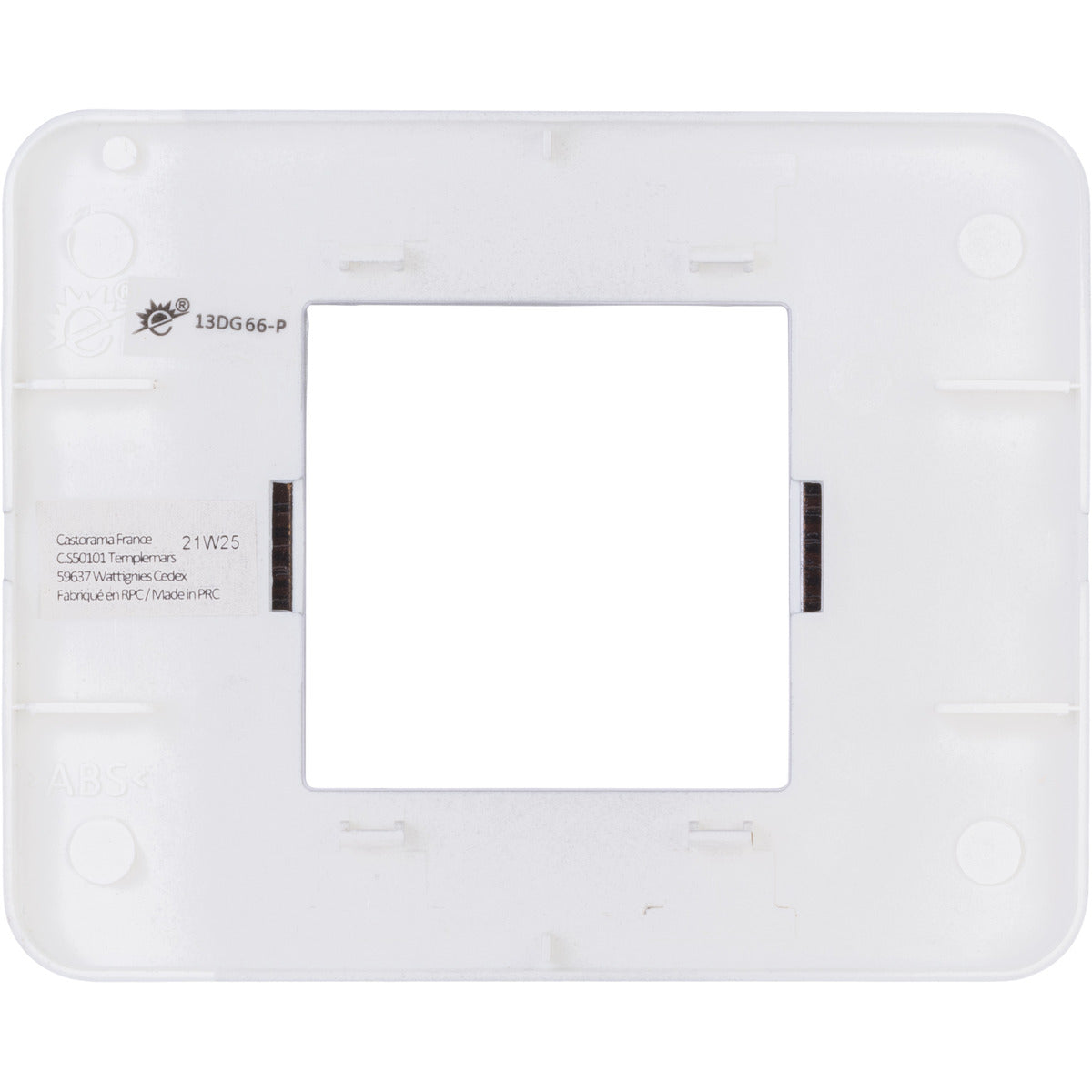 Plaque de finition simple Kalya - Zenitech