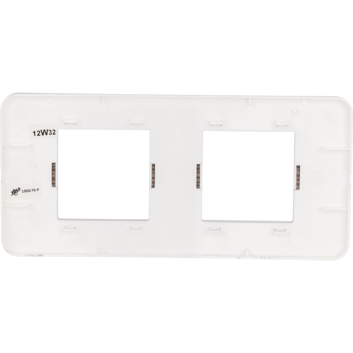 Plaque de finition double Kalya - Zenitech