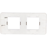 Plaque de finition double Kalya - Zenitech