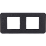 Plaque de finition double Kalya - Zenitech