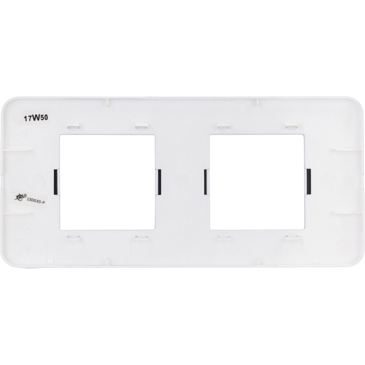 Plaque de finition double Kalya - Zenitech