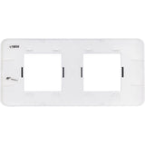 Plaque de finition double Kalya - Zenitech