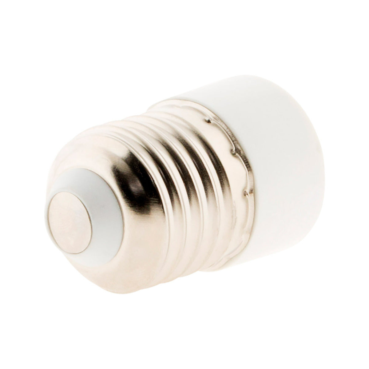 Adaptateur de douille culot pour ampoules - fiche mâle E27 vers fiche femelle E14 - blanc - Zenitech