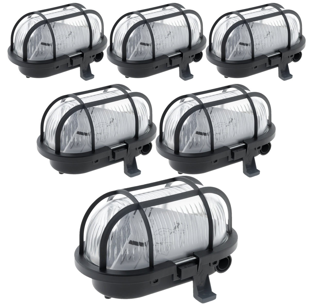 Hublot ovale 60W IP44 E27 Classe II - Zenitech