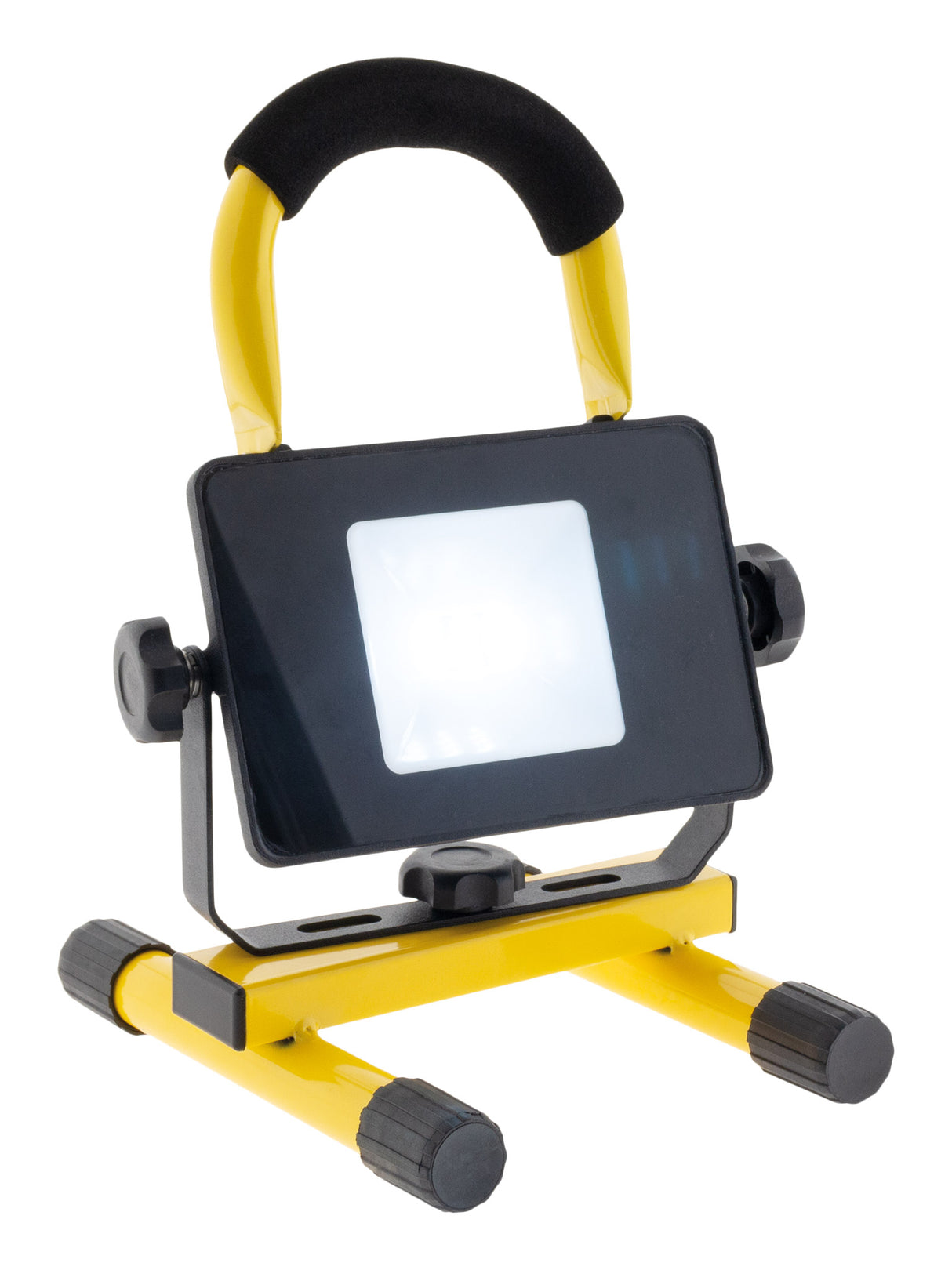 Projecteur LED rechargeable de chantier - jaune - Zenitech