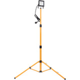 Projecteur LED trépied 30W IP65 - Jaune - Zenitech