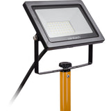 Projecteur LED trépied 30W IP65 - Jaune - Zenitech