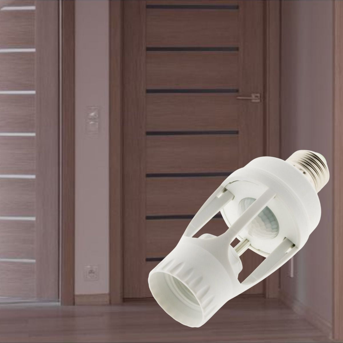 Douille E27 + détecteur intégré - Zenitech