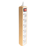 Bloc multiprise 6 prises 2P+T 16A + interrupteur - câble H05VV-F 3G1 1m - Zenitech