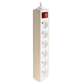 Bloc multiprise 6 prises 2P+T 16A + interrupteur - câble H05VV-F 3G1 1m - Zenitech