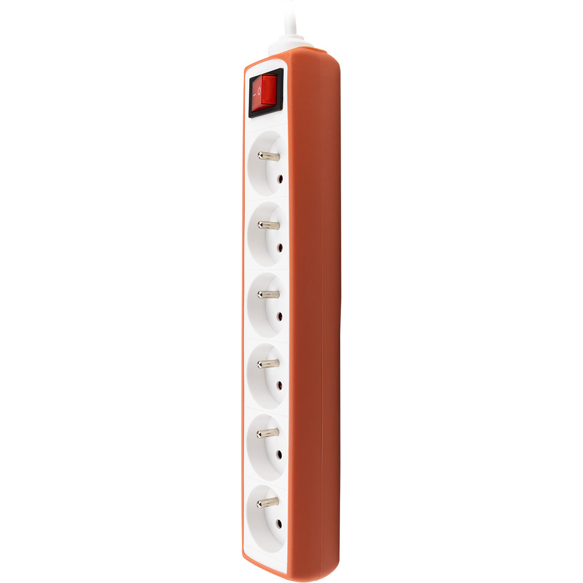 Bloc multiprise 6 prises 2P+T 16A + interrupteur - câble H05VV-F 3G1 1m - Zenitech
