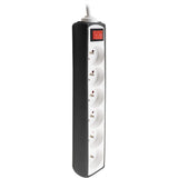 Bloc multiprise 6 prises 2P+T 16A + interrupteur - câble H05VV-F 3G1 1m - Zenitech