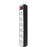 Bloc multiprise 6 prises 2P+T 16A + interrupteur - câble H05VV-F 3G1 1m - Zenitech
