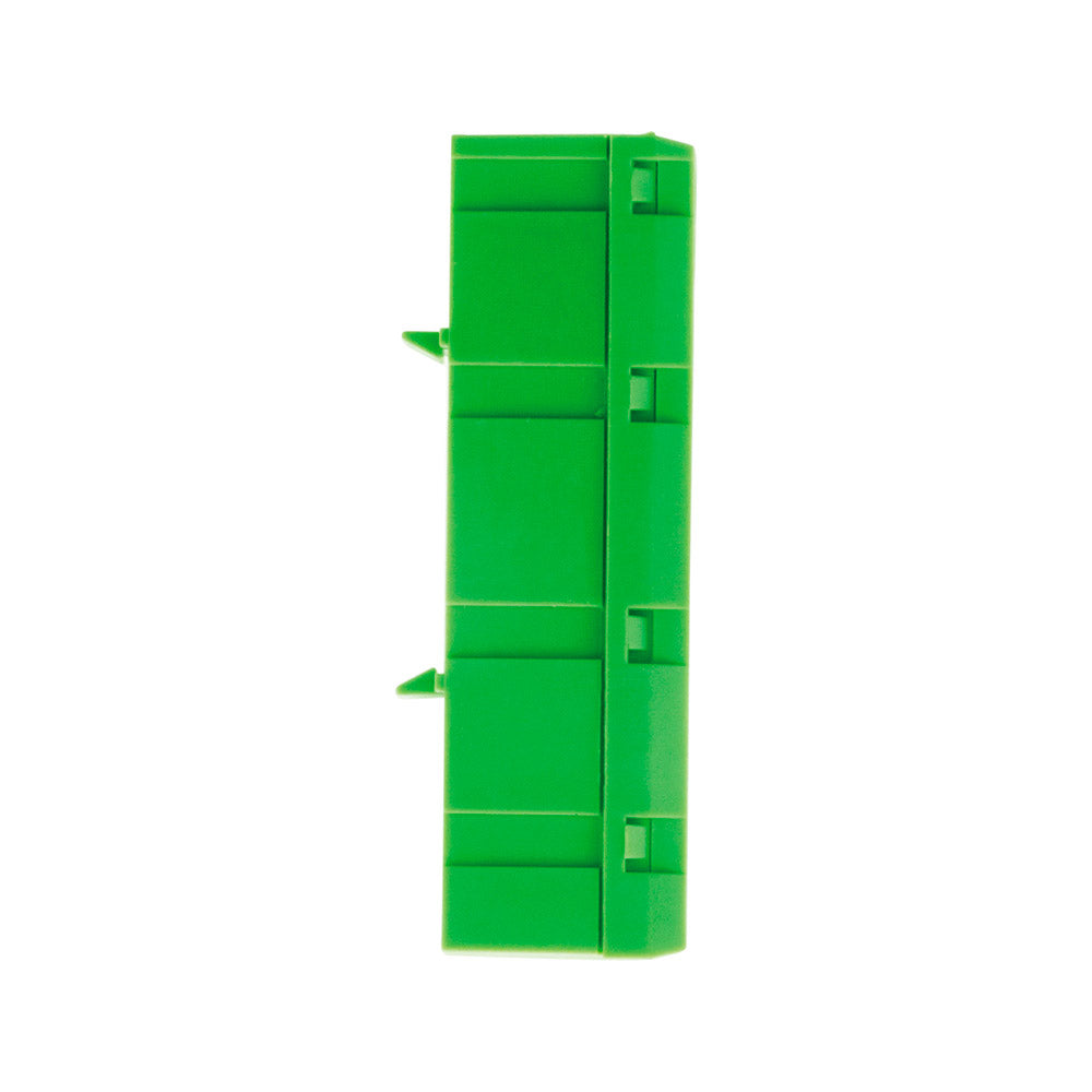 Bornier de terre 12 modules Vert - Zenitech