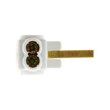 Lot de 2 bornes de raccordement horizontales - Zenitech
