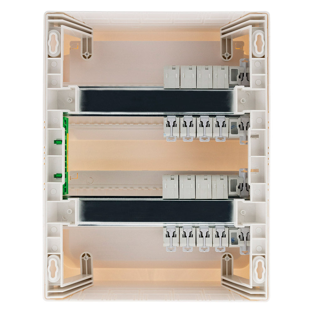 Coffret électrique équipé 26 modules - T1/T2 - 8 disjoncteurs - Zenitech