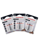 Lot de 48 piles alcalines LR06 AA 1,5V - Thomson